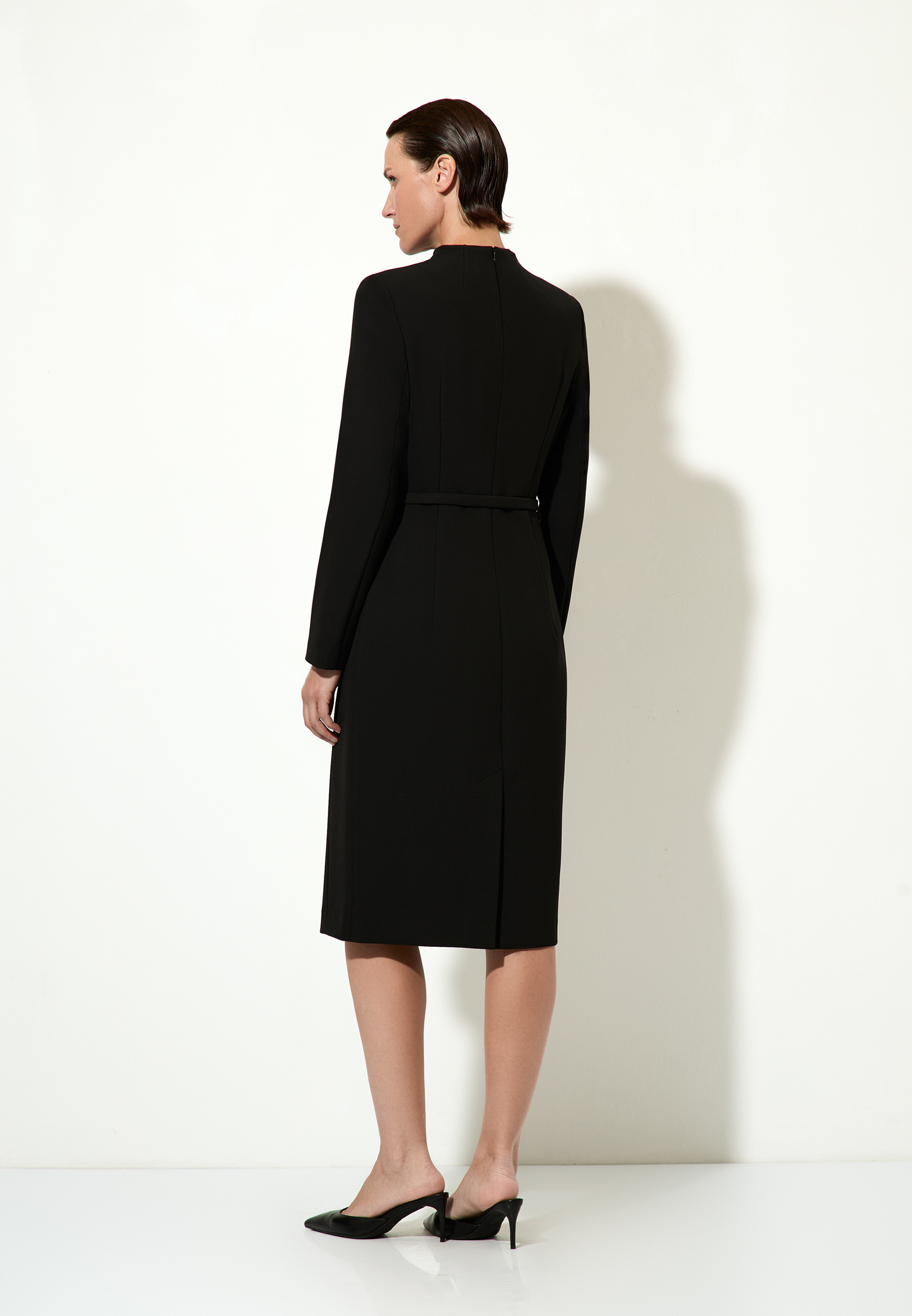 Платье VASSA&Co, пол женский, цвет черный, фото №3