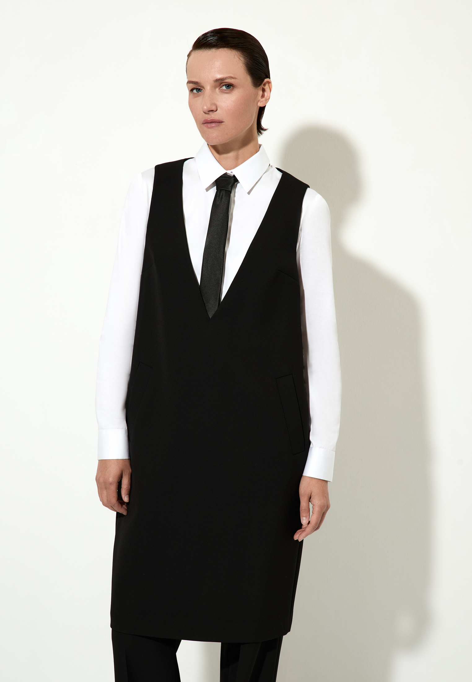 Платье-сарафан VASSA&Co, пол женский, цвет черный, фото №2