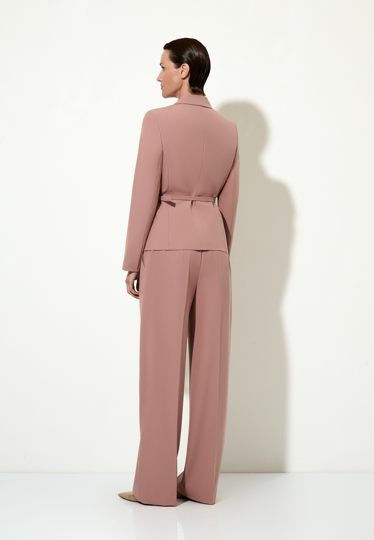 Жакет с поясом VASSA&Co, пол женский, цвет розовый, фото №4