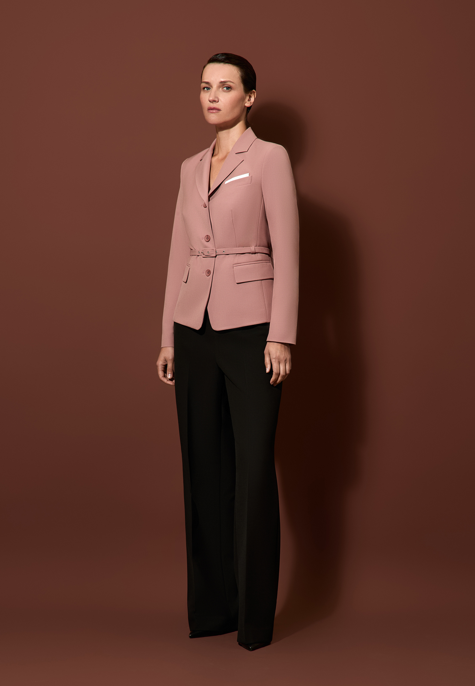 Жакет с поясом VASSA&Co, пол женский, цвет розовый, фото №3