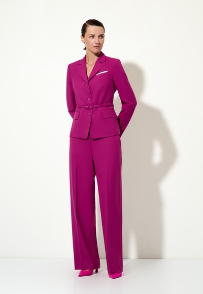 Жакет женский укороченный VASSA&Co, пол женский, цвет фиолетовый, фото №2