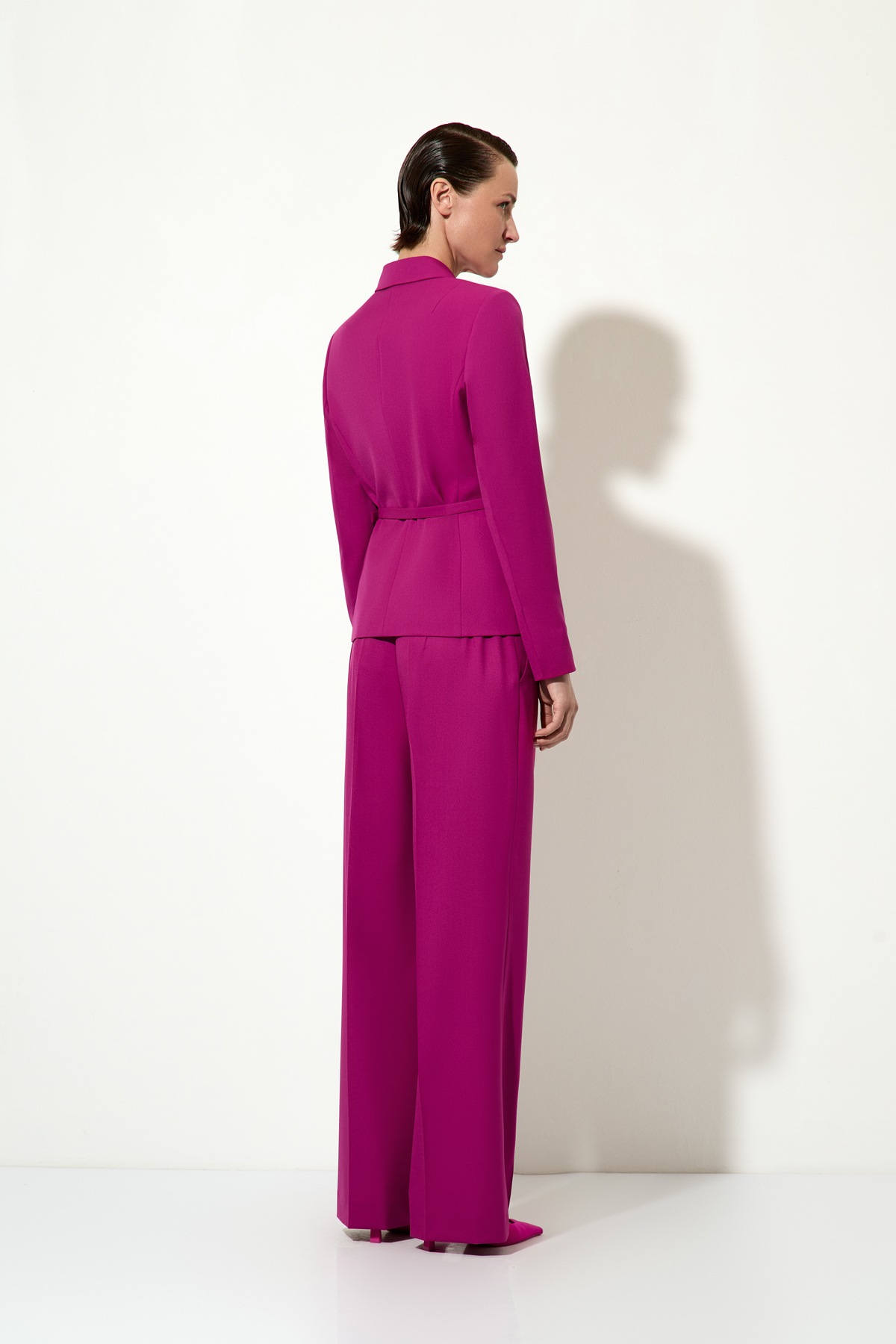 Жакет женский укороченный VASSA&Co, пол женский, цвет фиолетовый, фото №3