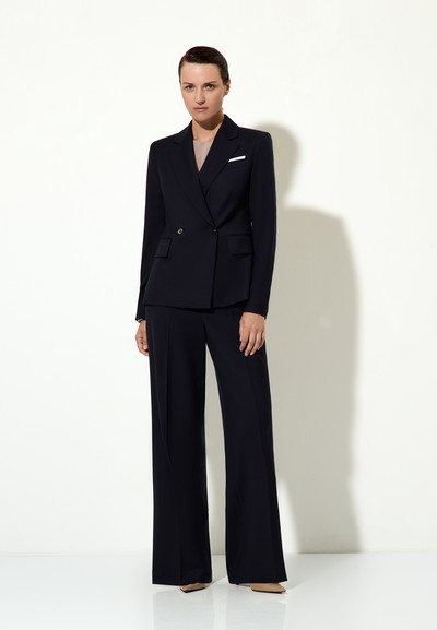 Жакет темно-синий VASSA&Co, пол женский, цвет синий, фото №2