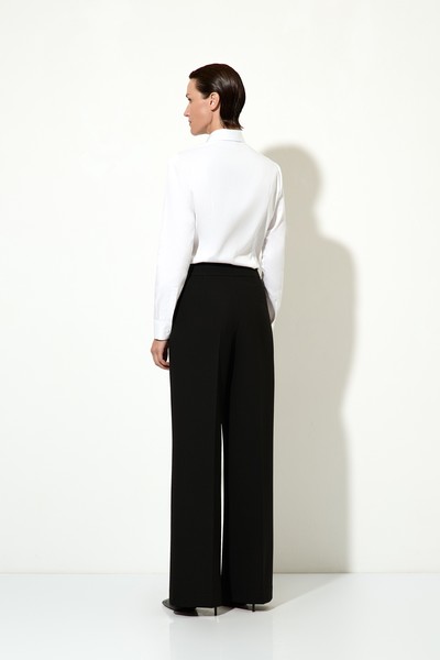 Брюки черные VASSA&Co, пол female, цвет black, фото №3