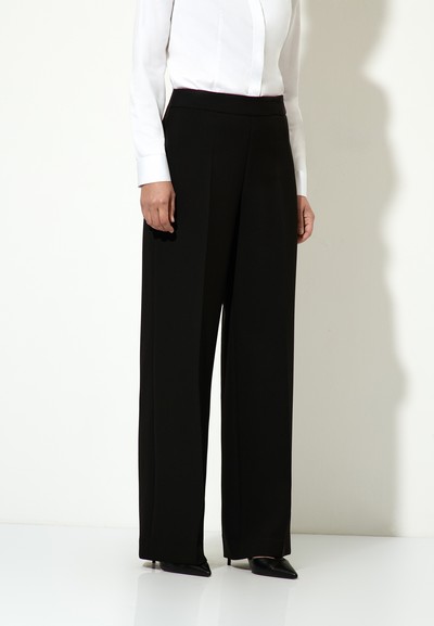 Брюки черные VASSA&Co, пол female, цвет black, фото №2