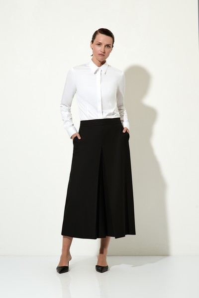 Брюки-юбка VASSA&Co, пол женский, цвет черный, фото №2