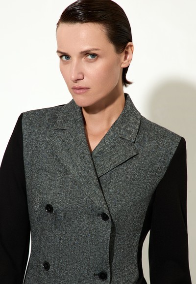 Платье-жакет VASSA&Co, пол женский, цвет серый, фото №2