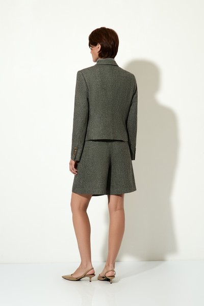 Двубортный жакет VASSA CODE, пол женский, цвет серый, фото №3