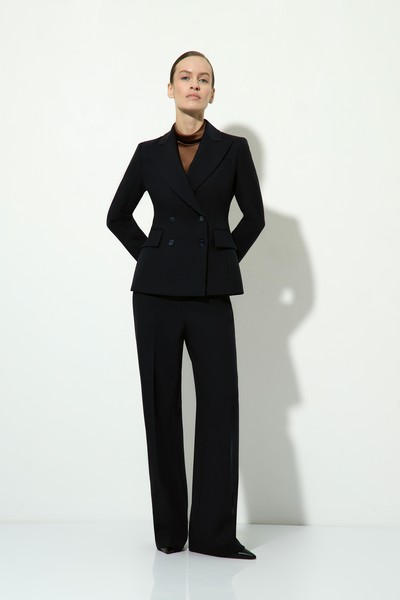 Жакет приталенного силуэта VASSA&Co, пол женский, цвет синий, фото №4