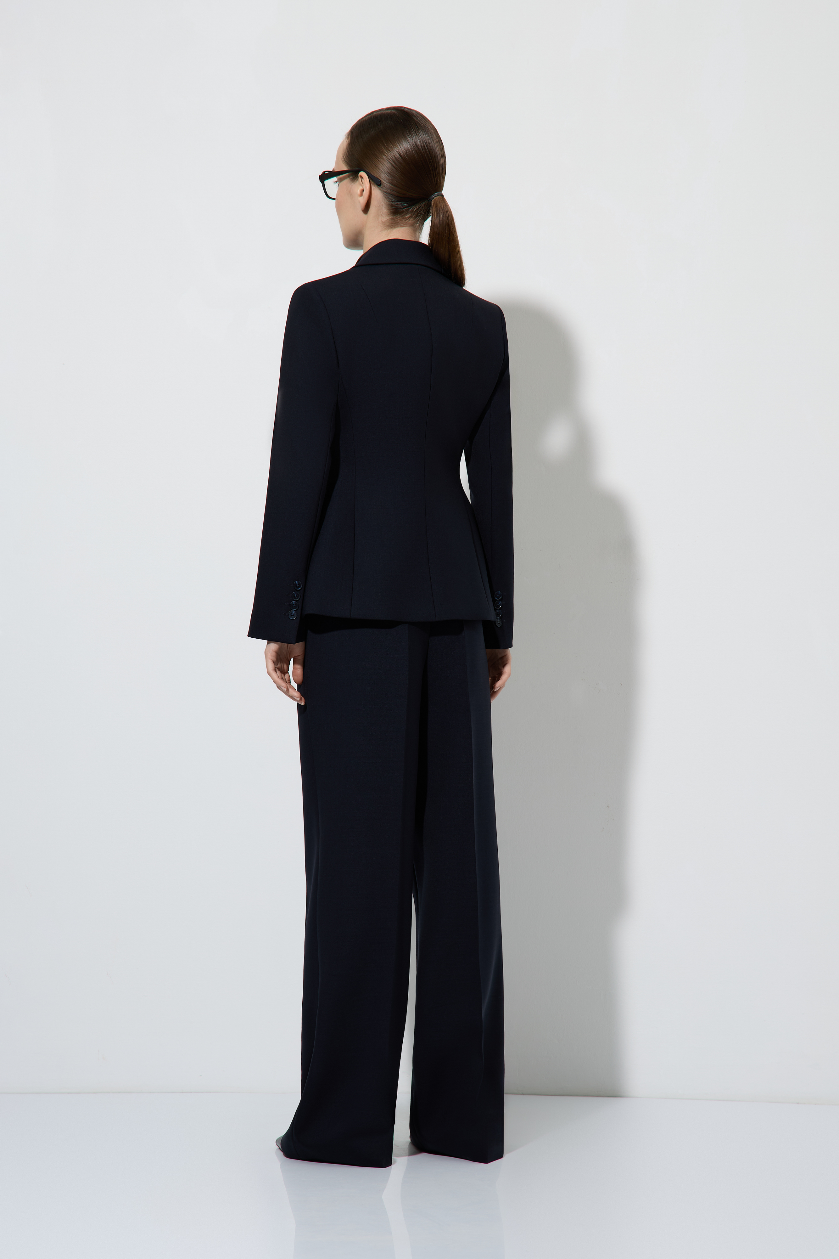 Жакет приталенного силуэта VASSA&Co, пол женский, цвет синий, фото №5