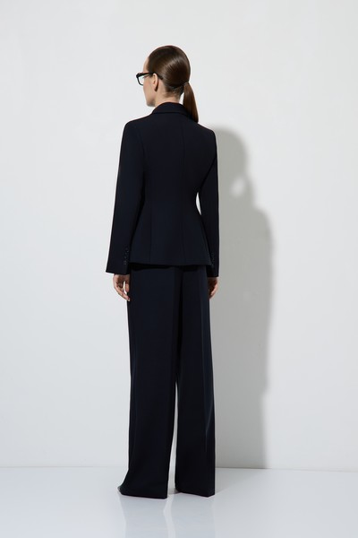 Жакет приталенного силуэта VASSA&Co, пол женский, цвет синий, фото №5