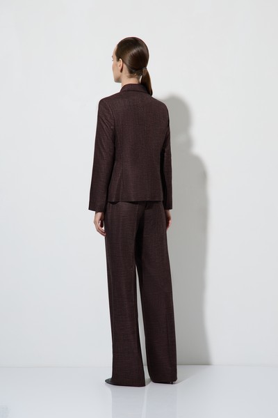 Жакет укороченный VASSA&Co, пол женский, цвет бордовый, фото №6