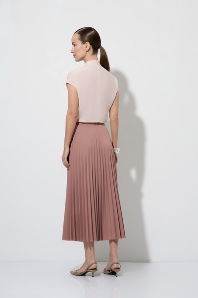 Юбка плиссированная VASSA&Co, пол женский, цвет розовый, фото №3