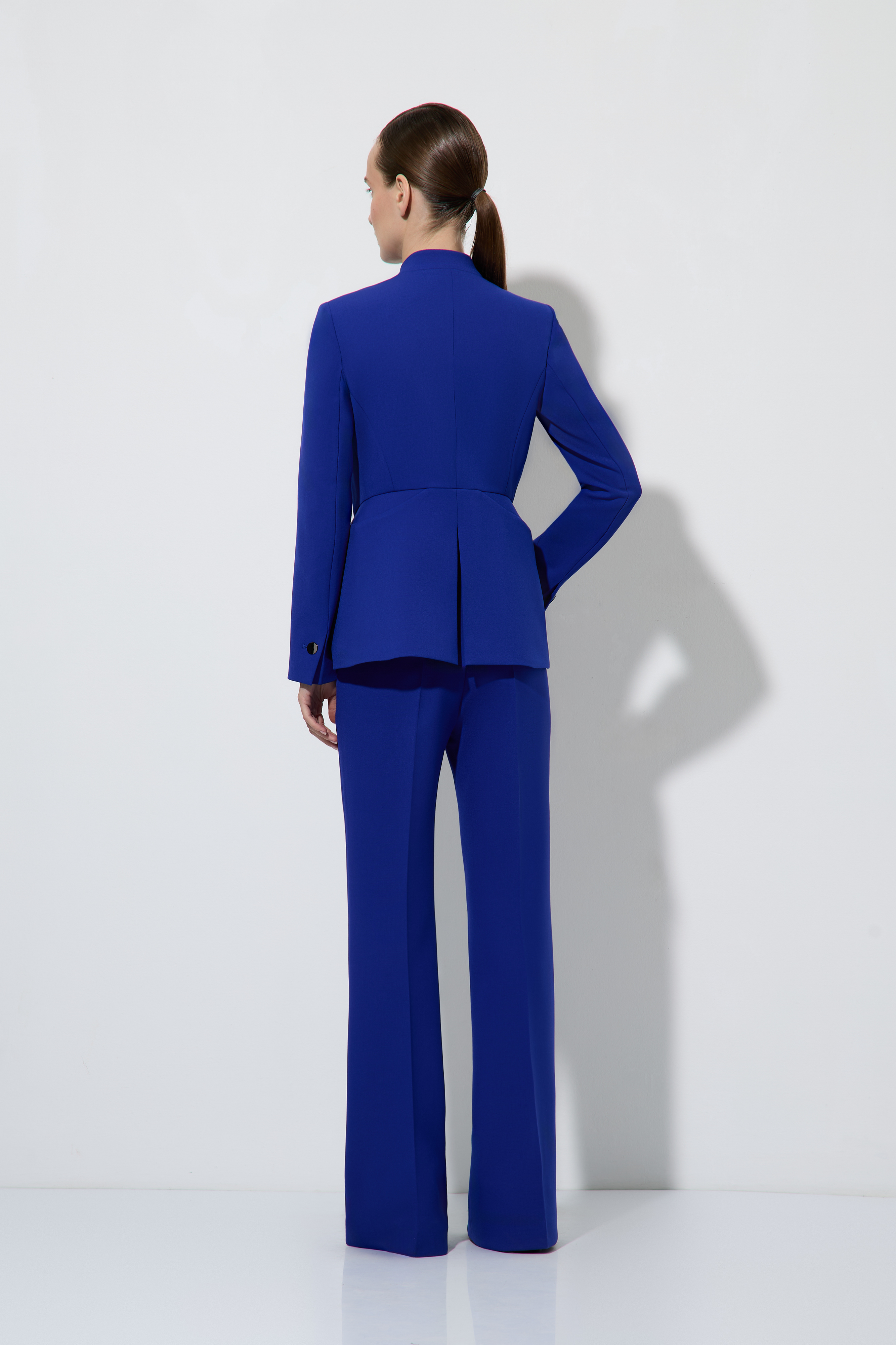 Жакет приталенного силуэта VASSA&Co, пол женский, цвет синий, фото №5