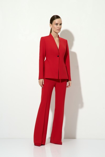 Жакет женский приталенный VASSA&Co, пол женский, цвет красный, фото №2