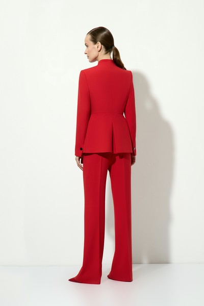 Жакет женский приталенный VASSA&Co, пол женский, цвет красный, фото №4