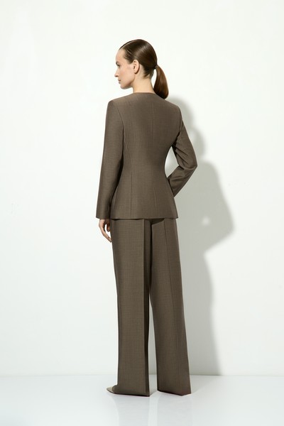 Брюки со стрелками VASSA&Co, пол женский, цвет коричневый, фото №6