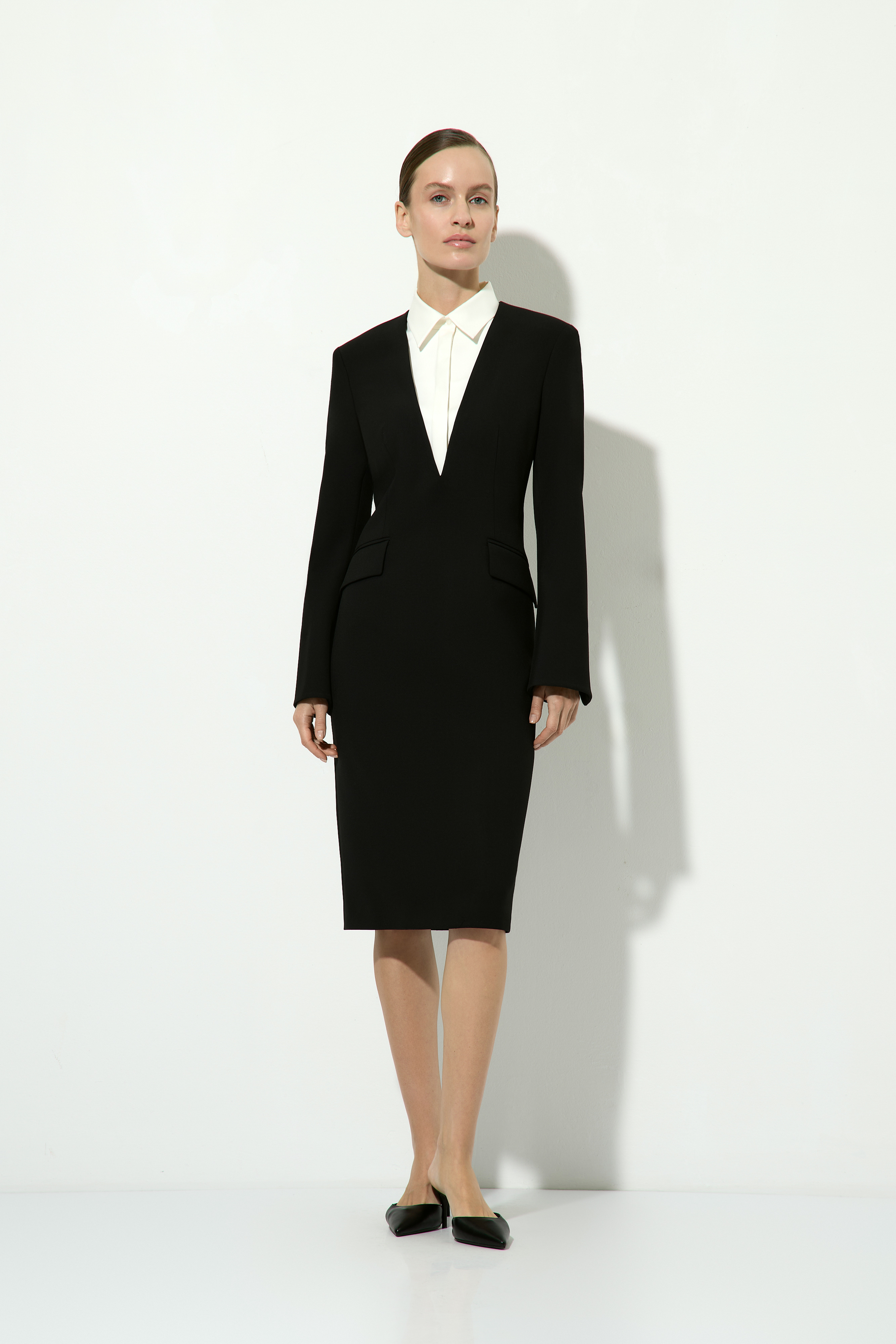 Платье VASSA&Co, пол женский, цвет черный, фото №2