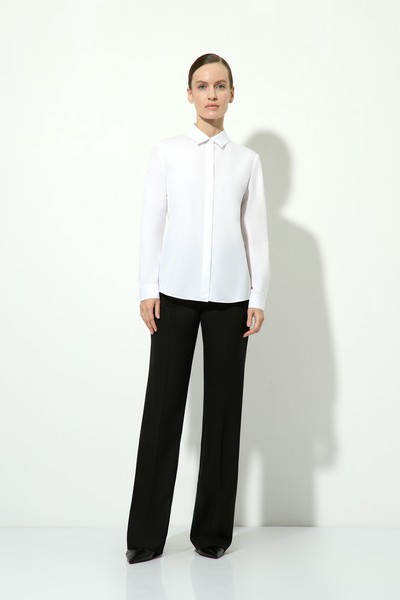 Блузка с длинным рукавом VASSA&Co, пол женский, цвет белый, фото №2