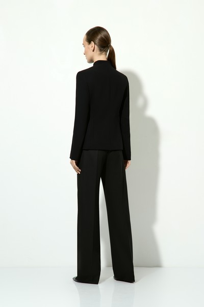 Жакет с контрастным кантом VASSA&Co, пол женский, цвет черный, фото №4