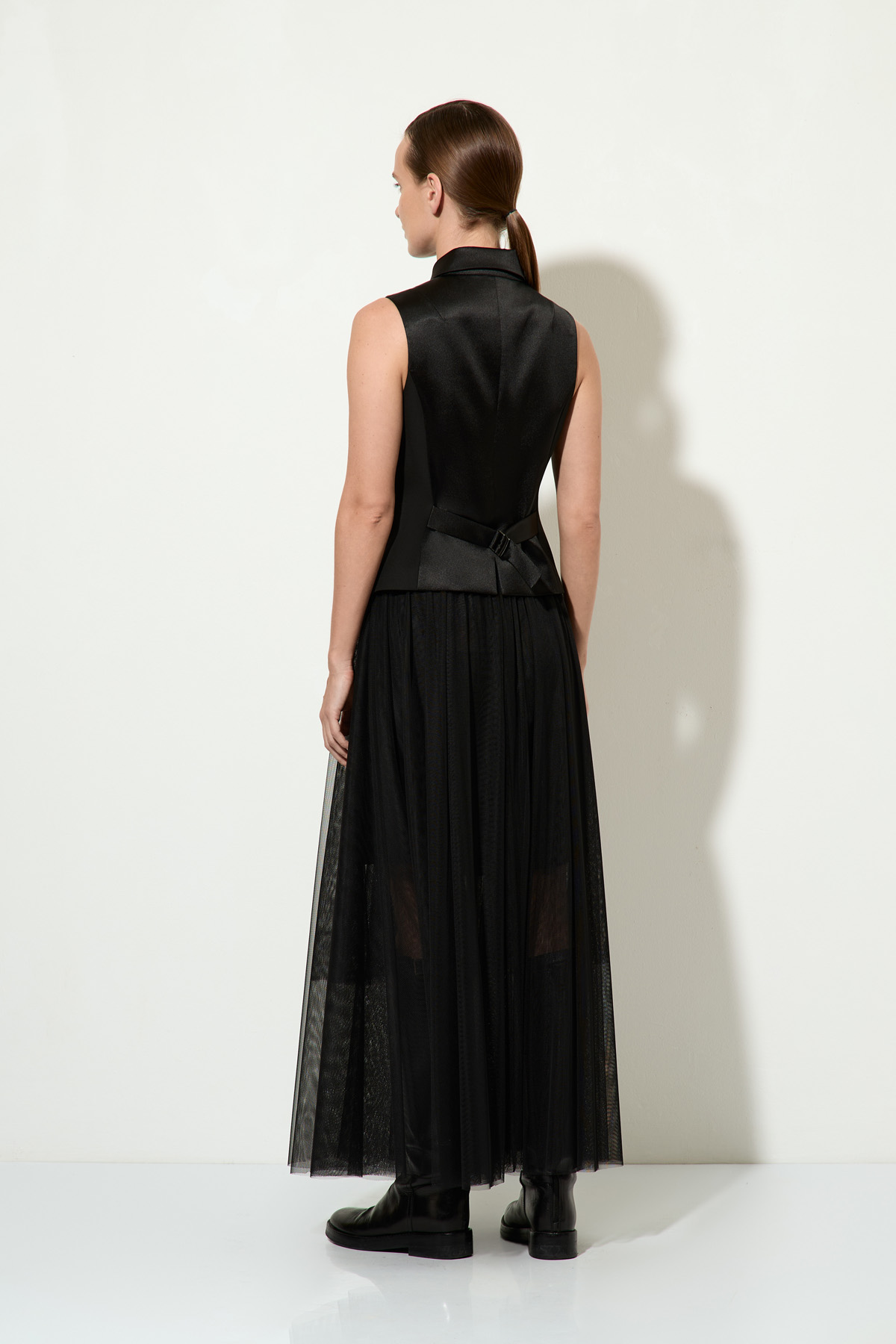 Юбка-макси VASSA&Co, пол женский, цвет черный, фото №6