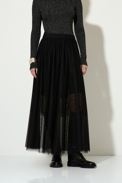 Юбка-макси VASSA&Co, пол женский, цвет черный, фото №5