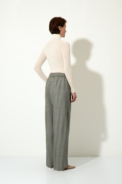 Брюки женские VASSA&Co, пол женский, цвет серый, фото №5