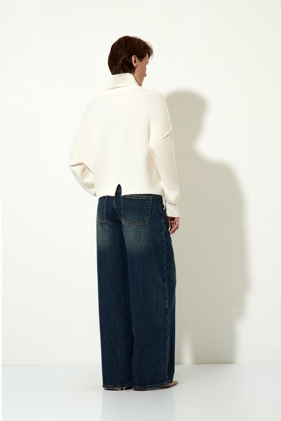 Джемпер женский VASSA CODE, пол женский, цвет белый, фото №3