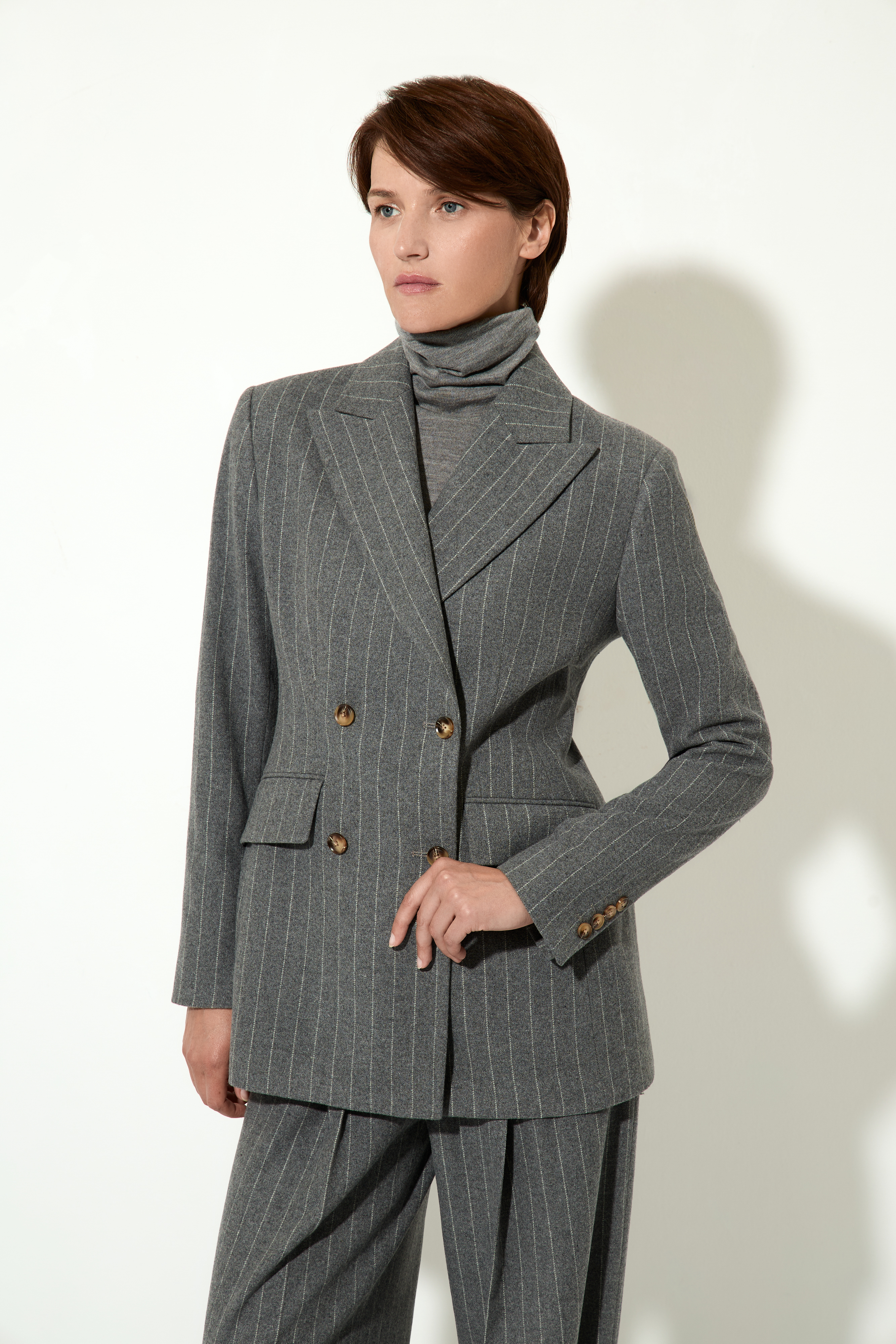 Жакет женский VASSA CODE, пол женский, цвет серый, фото №3