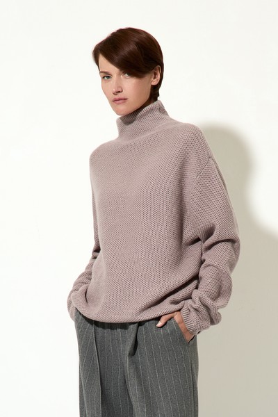 Джемпер женский VASSA CODE, пол женский, цвет сиреневый, фото №2