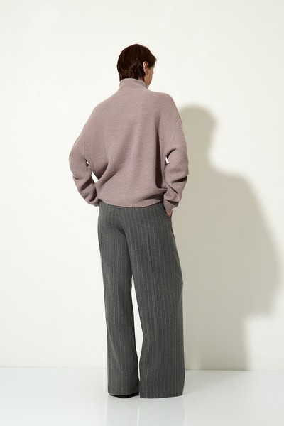 Джемпер женский VASSA CODE, пол женский, цвет сиреневый, фото №3