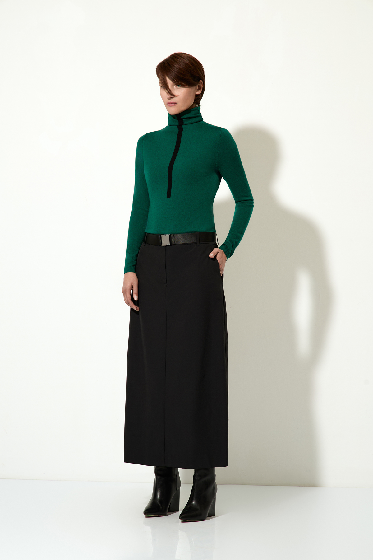 Джемпер женский VASSA CODE, пол женский, цвет зеленый, фото №4