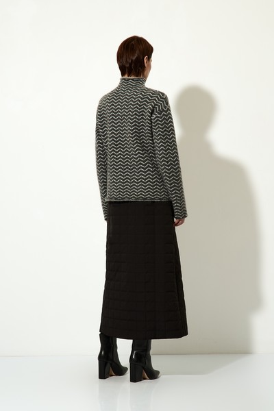 Юбка черная VASSA CODE, пол женский, цвет черный, фото №3