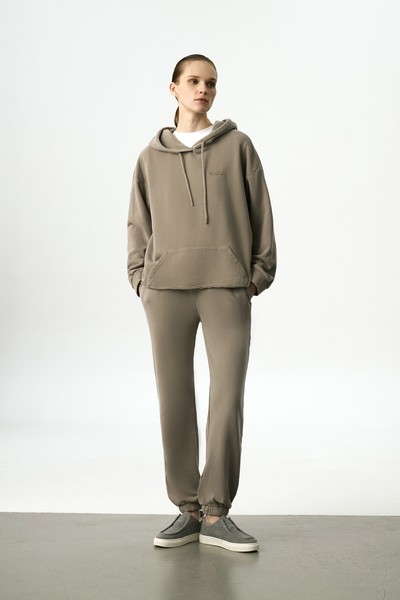 Худи зеленого цвета VASSA CODE, пол женский, цвет зеленый, фото №2