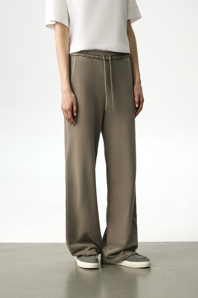 Брюки спортивные широкие VASSA CODE, пол женский, цвет зеленый, фото №3