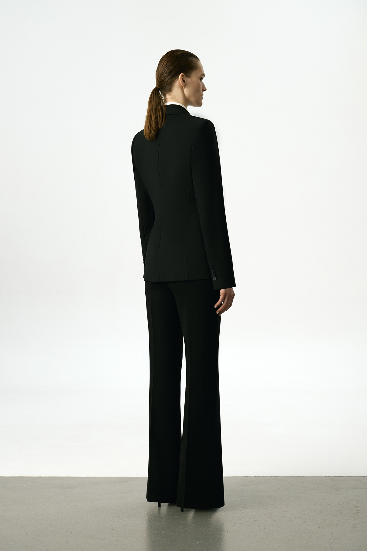 Жакет со съемной баской VASSA&Co, пол женский, цвет черный, фото №6