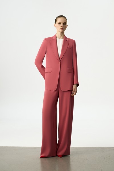 Жакет розовый VASSA&Co, пол женский, цвет розовый, фото №5