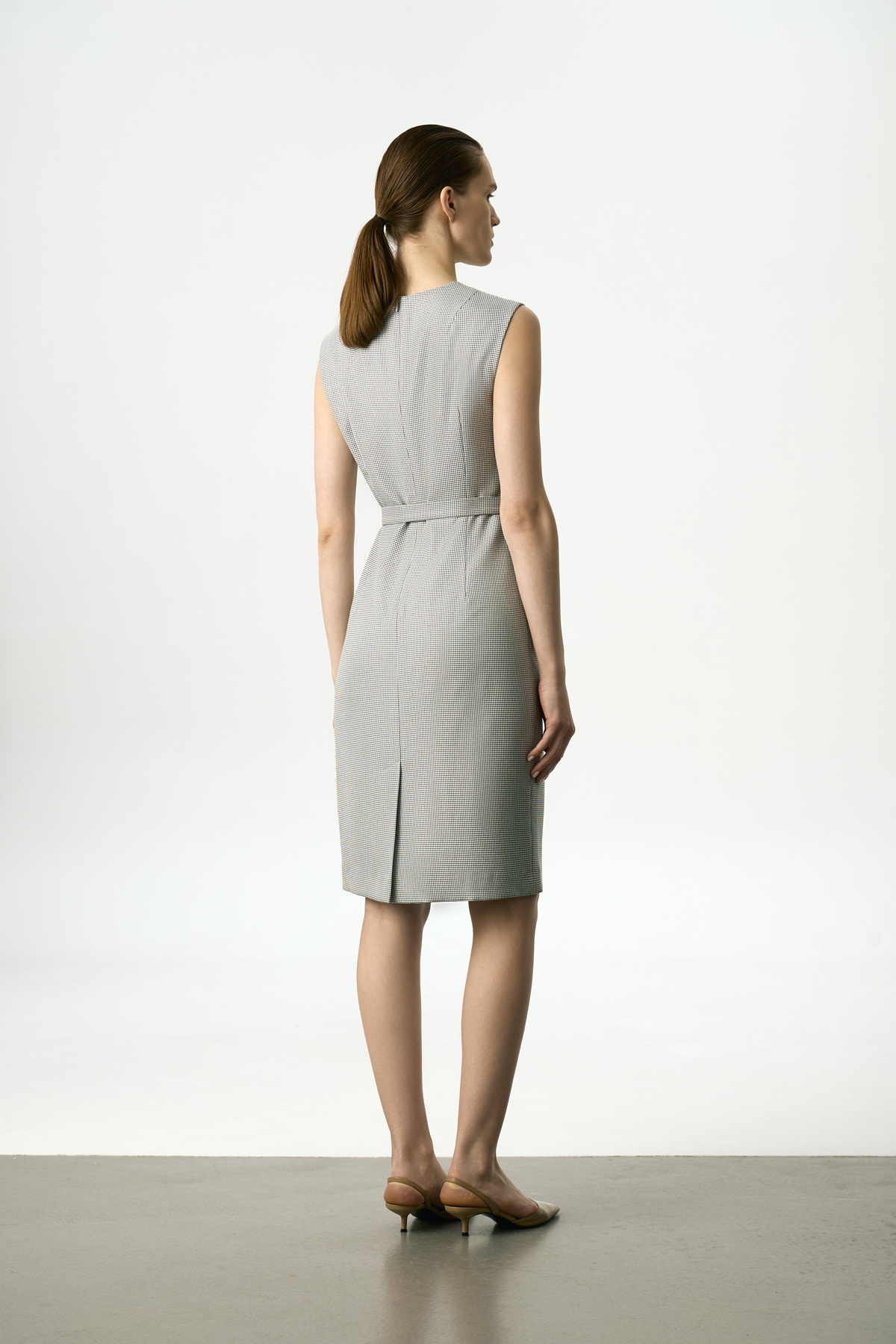 Платье-футляр VASSA&Co, пол женский, цвет серый, фото №3