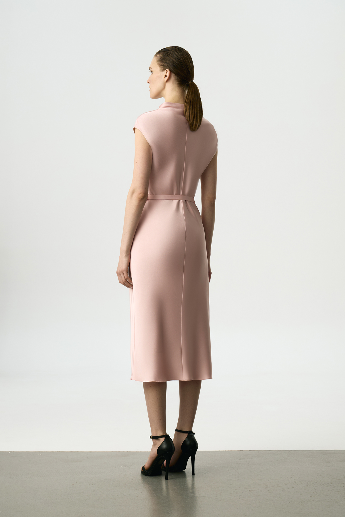 Платье розовое VASSA&Co, пол женский, цвет розовый, фото №3