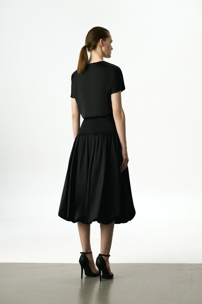 Юбка-баллон VASSA&Co, пол female, цвет black, фото №5