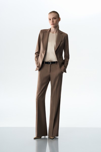 Жакет коричневый VASSA&Co, пол женский, цвет коричневый, фото №7