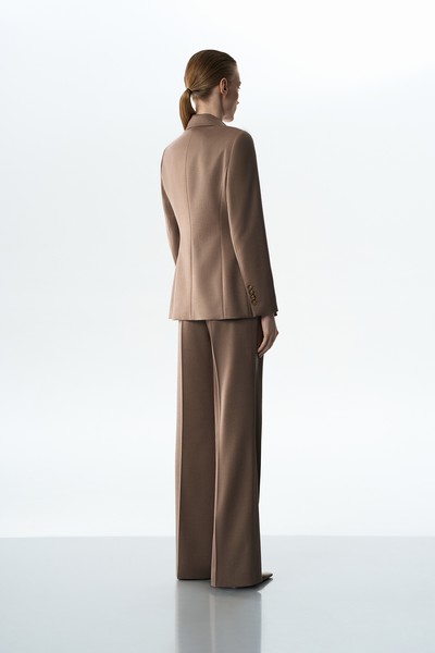 Жакет коричневый VASSA&Co, пол женский, цвет коричневый, фото №5