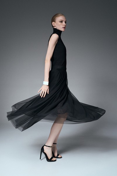 Юбка-макси VASSA&Co, пол женский, цвет черный, фото №3