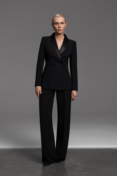 Жакет с открытой спиной VASSA&Co, пол женский, цвет черный, фото №2