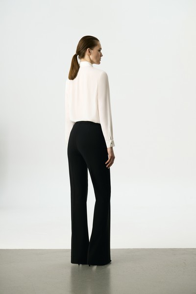 Блузка с контрастными деталями VASSA&Co, пол женский, цвет белый, фото №5