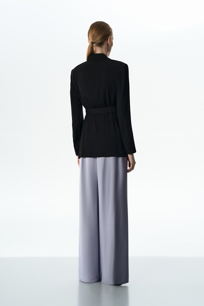 Жакет с облегченной спинкой VASSA&Co, пол female, цвет black, фото №5