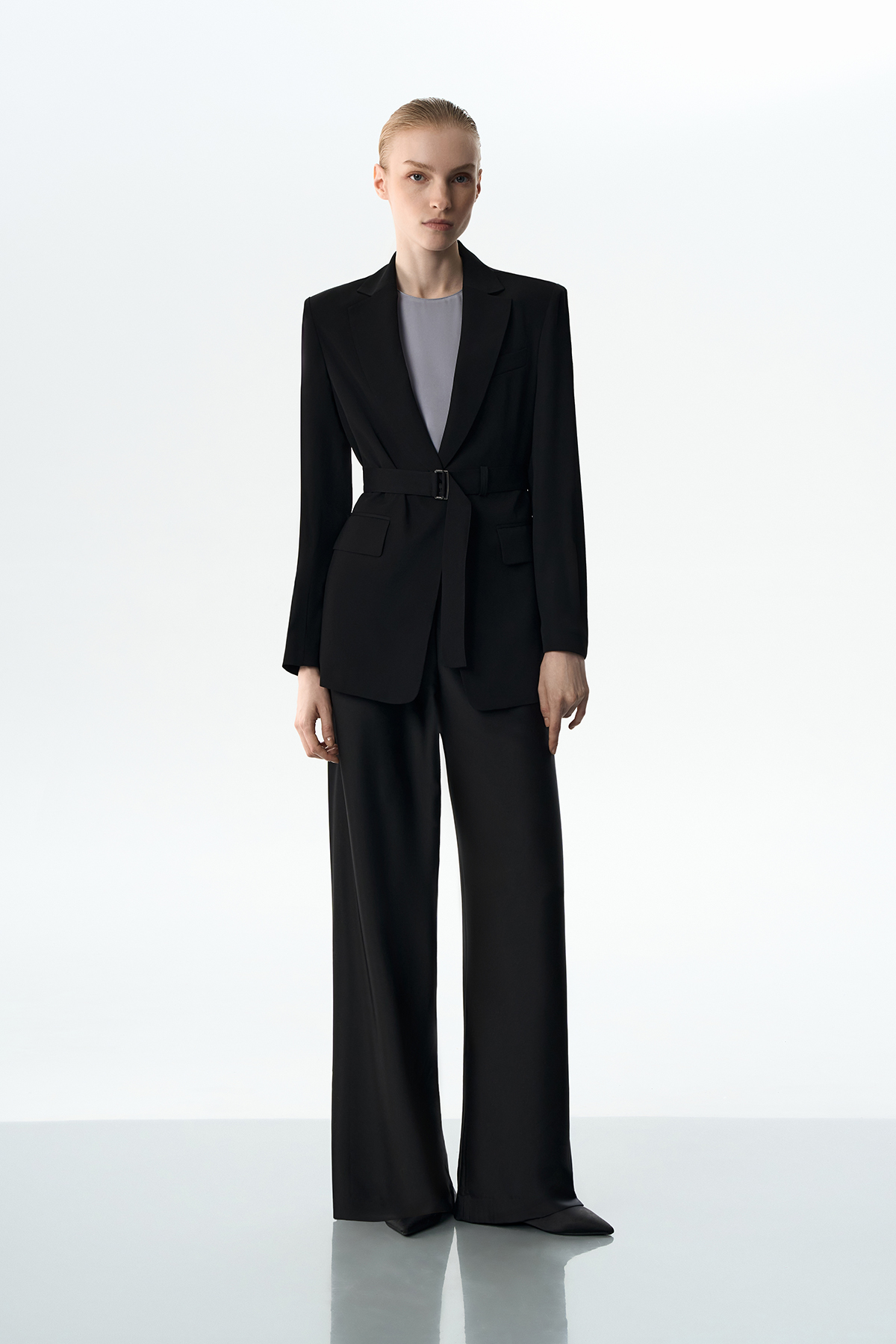 Жакет с облегченной спинкой VASSA&Co, пол female, цвет black, фото №3