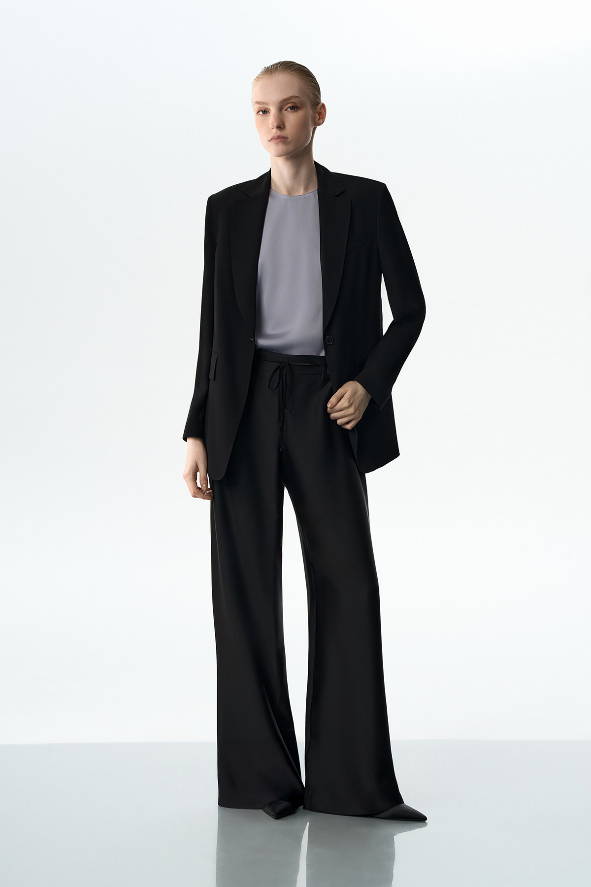 Жакет с облегченной спинкой VASSA&Co, пол female, цвет black, фото №4