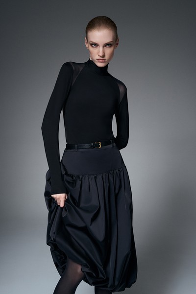 Юбка-баллон VASSA&Co, пол женский, цвет черный, фото №2