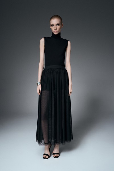 Юбка-макси VASSA&Co, пол женский, цвет черный, фото №2